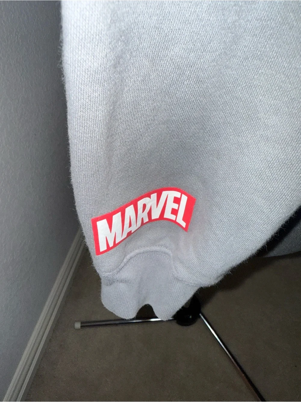 GAP Gray Pullover Hoodie with Spider-Man Graphic